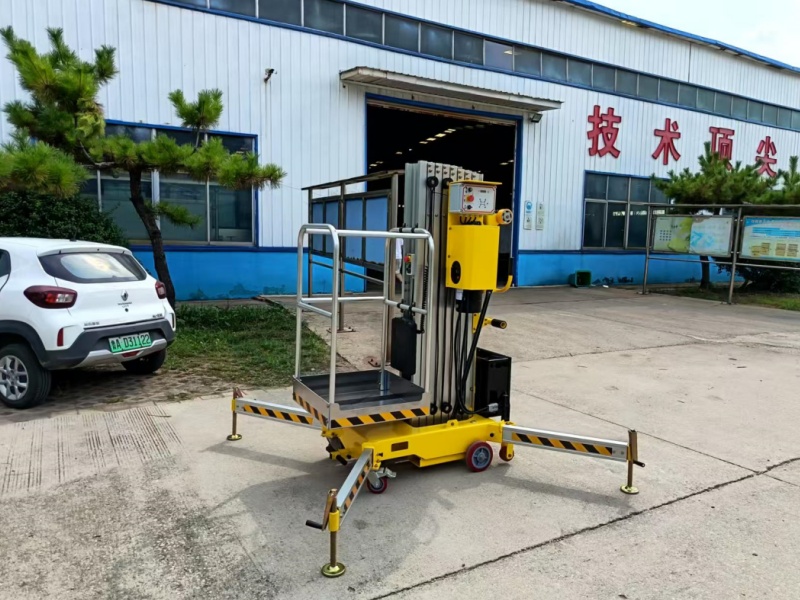 單桅柱高空作業平臺手推式主要作用是什么？